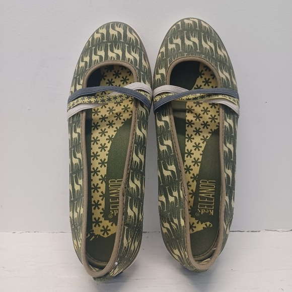 KEDS Eleanore Stylish Green and Yellow Women's Flats Slip-On Shoes Size US6 - Picture 6 of 8